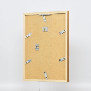 Telaio effetto legno profilo 33 rovere 50x50 cm vetro antiriflesso