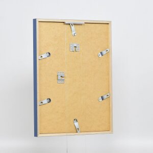 Telaio effetto legno profilo 35 blu 50x50 cm vetro normale + distanziatore