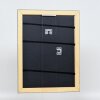Telaio effetto legno profilo 94 argento 50x50 cm vetro antiriflesso