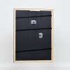 Telaio effetto legno profilo 2070 vetro acrilico 50x50 cm argento