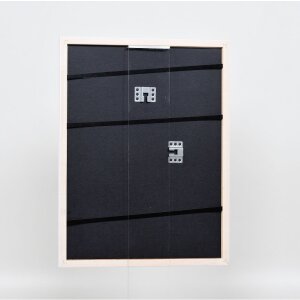 Telaio in legno effetto profilo 2070 vetro acrilico 50x50 cm bianco