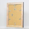 Effetto cornice in legno massiccio profilo 28 argento 50x50 cm vetro antiriflesso