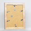 Effetto cornice in legno massiccio profilo 28 argento 50x50 cm vetro antiriflesso
