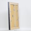 Effetto cornice in legno massiccio profilo 28 argento 50x50 cm vetro antiriflesso
