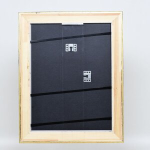 Cornice in legno effetto profilo 95 oro 50x50 cm vetro normale