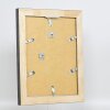 Effetto cornice in legno massiccio profilo 28 oro 50x50 cm vetro acrilico