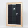 Telaio effetto legno profilo 95 argento 50x50 cm vetro antiriflesso