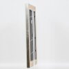 Telaio effetto legno profilo 95 argento 50x50 cm vetro antiriflesso
