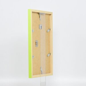 Cornice in legno Top Cube 50x50 cm vetro museale verde