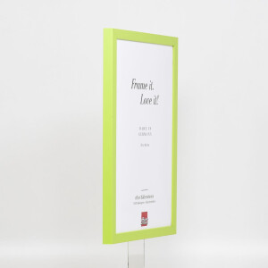 Cornice in legno Top Cube 50x50 cm vetro museale verde