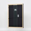 Effetto cornice in legno Profilo 38 grigio 50x50 cm Vetro Museo