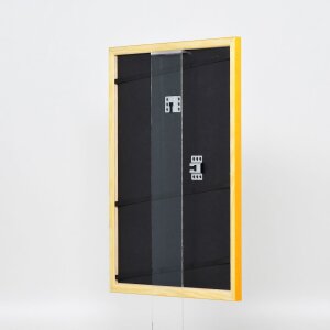Cornice in legno effetto profilo 89 marrone chiaro 50x50 cm vetro museo