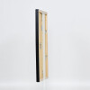 Cornice in legno effetto profilo 2070 vetro museo 50x50 cm nero
