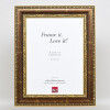 Cornice barocca effetto profilo 31 marrone 50x50 cm vetro museale