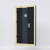 Cornice in legno effetto profilo 21 blu 50x60 cm vetro normale