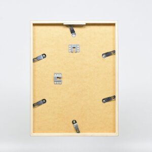 Telaio effetto legno profilo 35 antracite 50x60 cm vetro antiriflesso