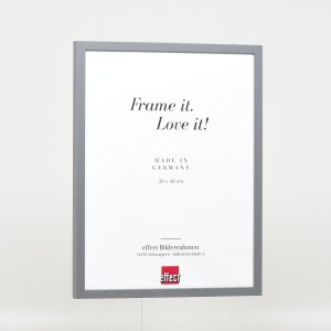 Telaio effetto legno profilo 35 antracite 50x60 cm vetro antiriflesso