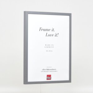 Telaio effetto legno profilo 35 antracite 50x60 cm vetro antiriflesso