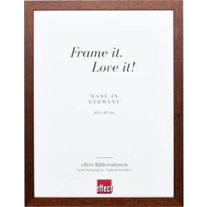 Telaio effetto legno profilo 2210 marrone scuro 50x60 cm...