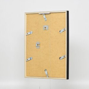 Telaio effetto legno profilo 35 nero 50x60 cm vetro normale + distanziatore