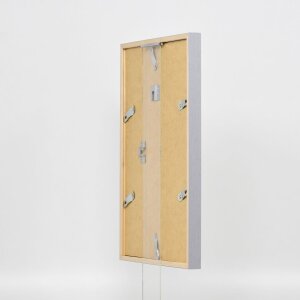 Telaio effetto legno profilo 35 grigio chiaro 50x60 cm vetro normale + distanziale