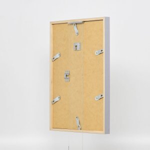 Telaio effetto legno profilo 35 grigio chiaro 50x60 cm vetro normale + distanziale
