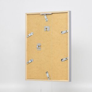 Telaio effetto legno profilo 35 grigio chiaro 50x60 cm vetro normale + distanziale