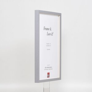 Telaio effetto legno profilo 35 grigio chiaro 50x60 cm vetro normale + distanziale