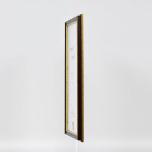 Telaio in legno effetto profilo 21 marrone noce 50x60 cm vetro acrilico