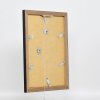 Cornice effetto 2311 argento lucido 50x60 cm vetro antiriflesso