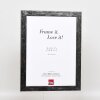 Cornice effetto 2312 argento lucido 50x60 cm vetro acrilico