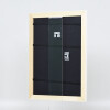 Cornice barocca effetto legno Profilo 37 bianco 50x60 cm Vetro acrilico