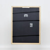 Telaio effetto legno profilo 2070 vetro acrilico 50x60 cm oro