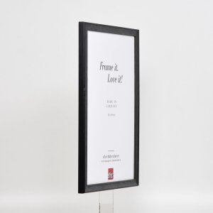 Telaio effetto legno profilo 2070 vetro acrilico 50x60 cm nero