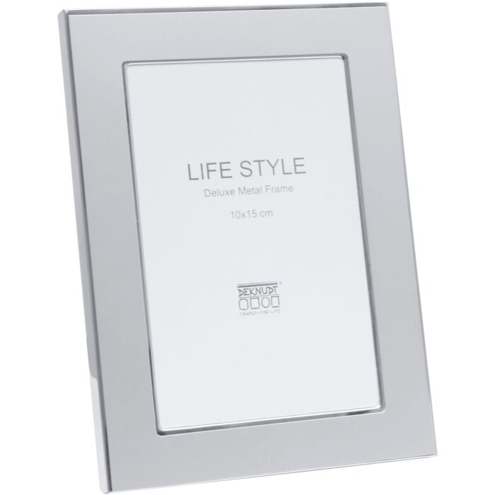 Cornice per foto S57ME1 argento opaco da 10x15 cm a 15x20 cm