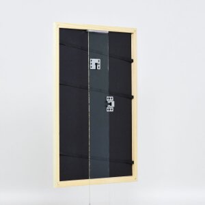 Cornice in legno effetto profilo 32 verde 50x60 cm vetro museo