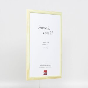 Cornice in legno effetto profilo 32 verde 50x60 cm vetro museo