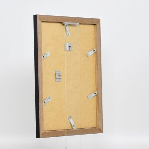 Cornice ad effetto 2319 argento lucido 50x60 cm vetro museale