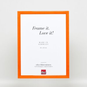Telaio effetto legno profilo 89 salmone 50x65 cm vetro normale
