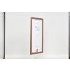 Telaio in legno effetto profilo 38 marrone 50x65 cm vetro antiriflesso
