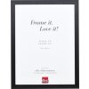 Telaio effetto legno profilo 2210 nero 50x65 cm vetro antiriflesso