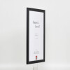 Telaio effetto legno profilo 2210 nero 50x65 cm vetro acrilico