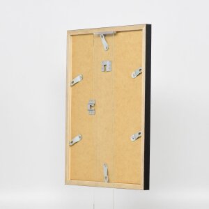 Telaio effetto legno profilo 33 nero 50x65 cm vetro acrilico