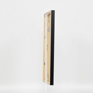 Telaio effetto legno profilo 33 nero 50x65 cm vetro acrilico