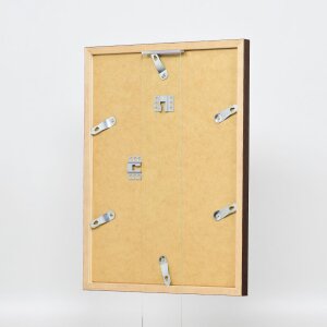 Telaio effetto legno profilo 33 wengé 50x65 cm vetro acrilico
