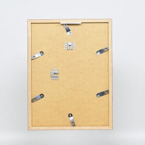 Telaio effetto legno profilo 33 wengé 50x65 cm vetro acrilico