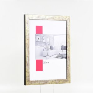 Cornice effetto 2312 argento antico 50x65 cm vetro acrilico