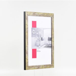 Cornice effetto 2312 argento antico 50x65 cm vetro acrilico