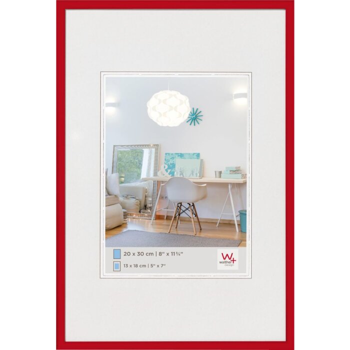 Walther Cornice in plastica NEW LIFESTYLE 10x15 cm rosso