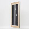 Telaio effetto legno profilo 95 argento 50x65 cm vetro antiriflesso